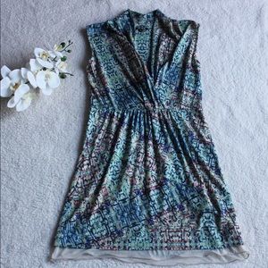 NIC+ZOE Multicolor Sleeveless Dress Size Petite S